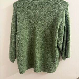 Abercrombie & Fitch Green Knit Sweater Size M